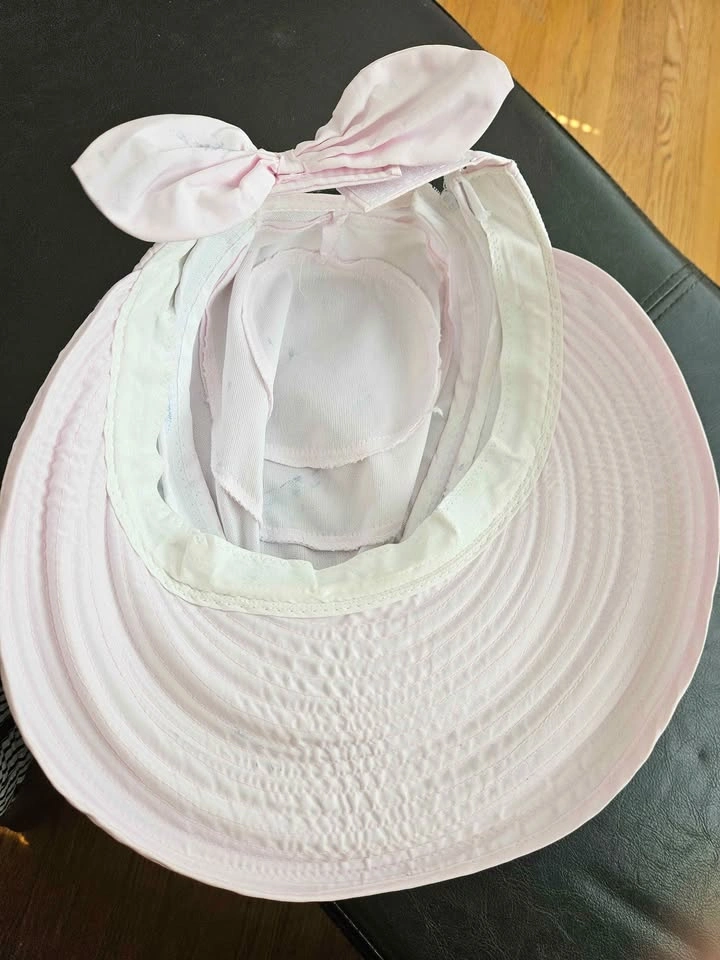 Lellou 2-in-1 Sun Hat & Visor – Pink (Zip-Off Top!) - photo 4