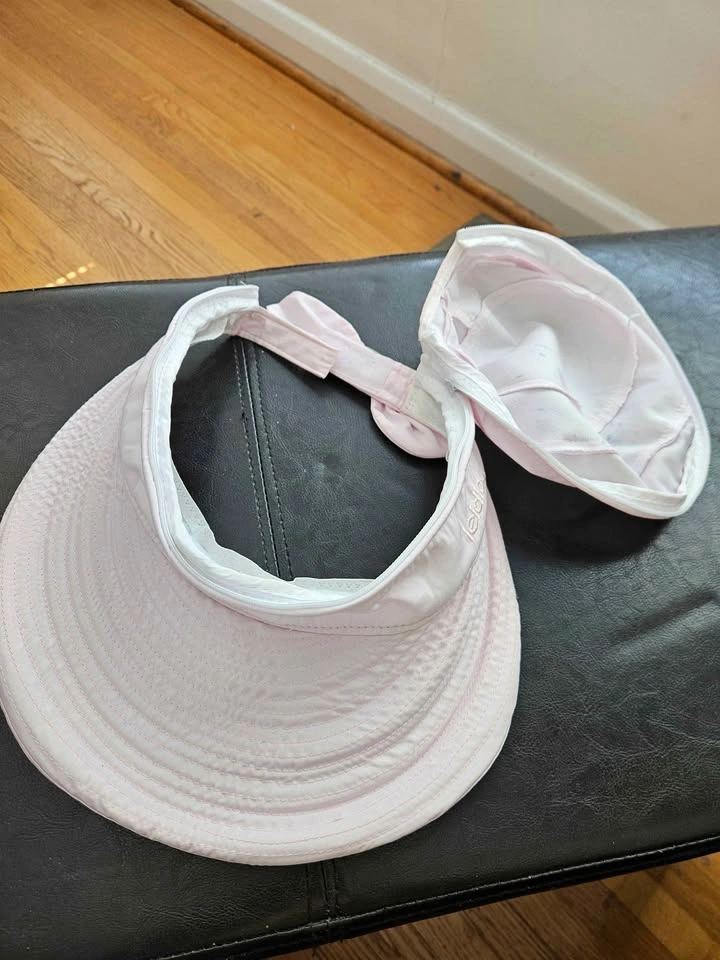 Lellou 2-in-1 Sun Hat & Visor – Pink (Zip-Off Top!) - photo 5