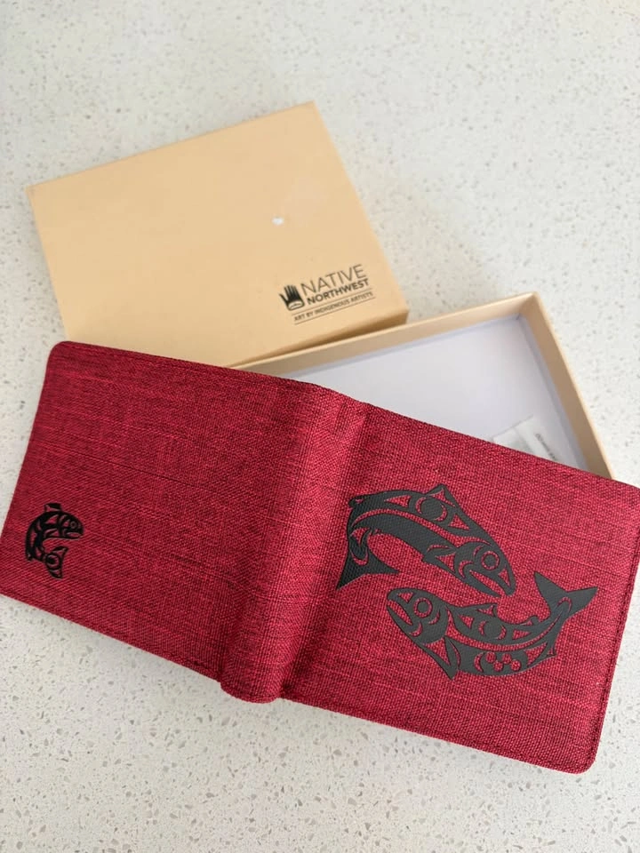 Crosshatch Wallet (Salmon) - Native Northwest - photo 2