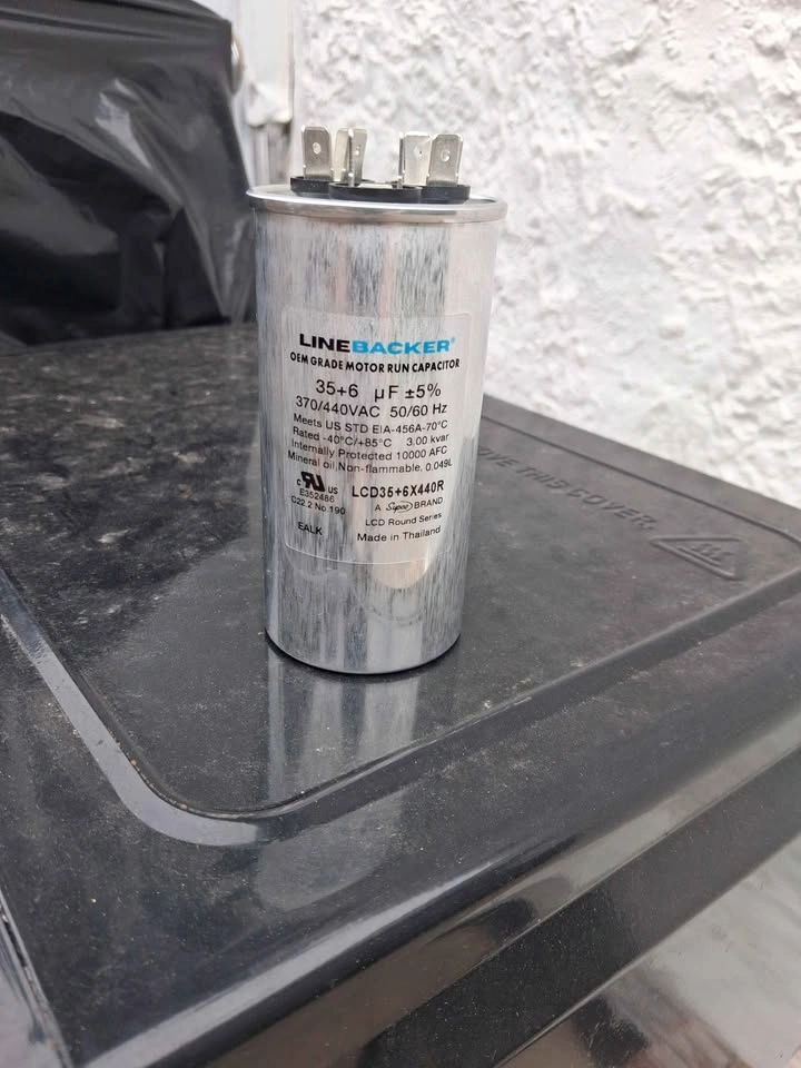Capacitor dual 35/6 uF +/-5% 370/440 VAC - photo 2