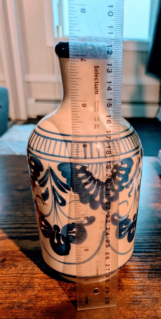 Hand-Painted Spanish Vase 🌱