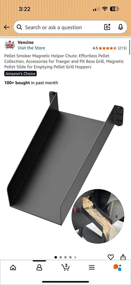 Pellet grill magnet