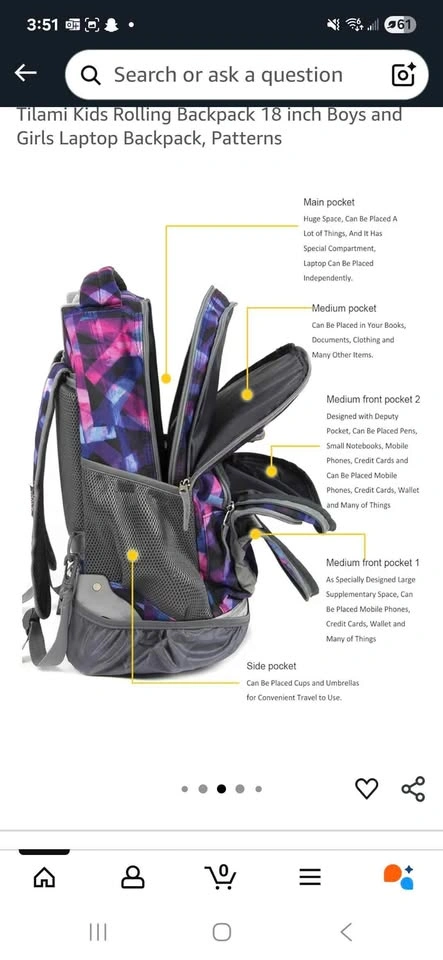 Backpack on wheels - amazing for little kids - photo 2