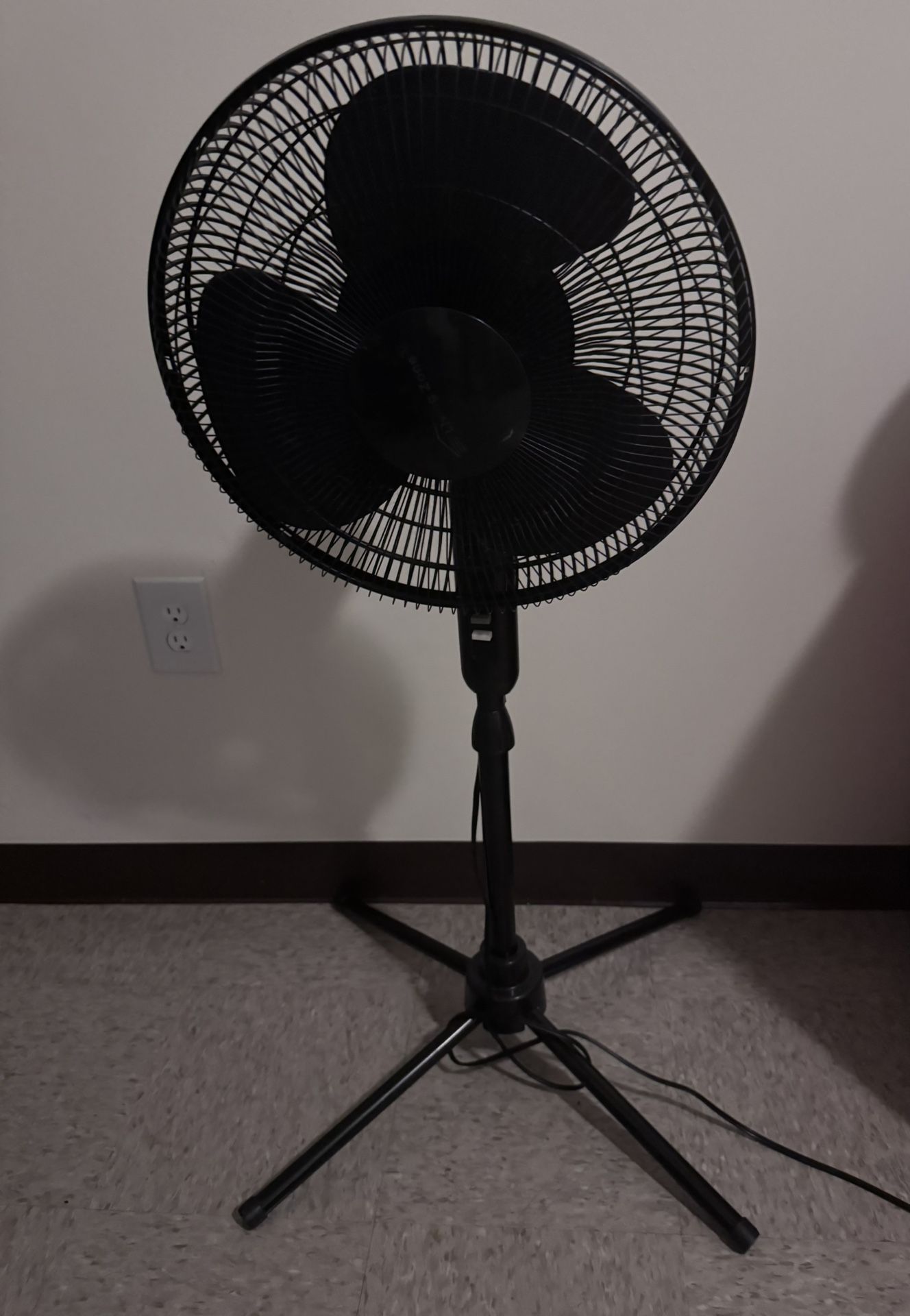Black Standing Fan