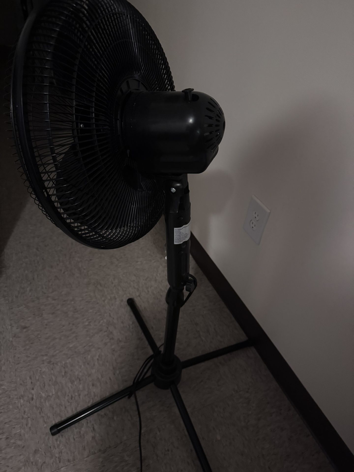 Black Standing Fan - photo 2