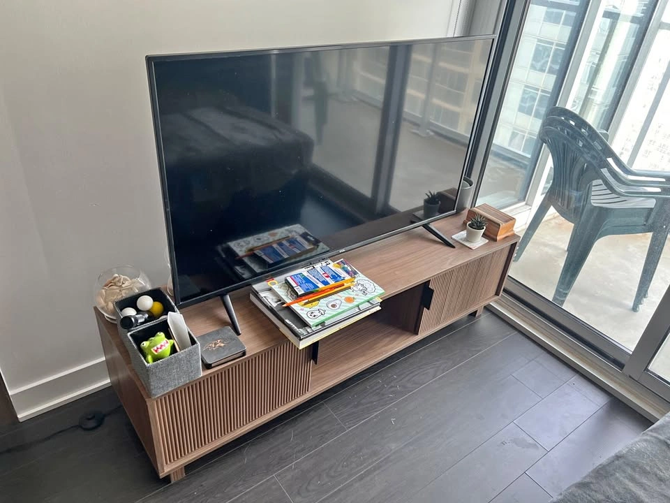 MCM Medium Wood TV Stand