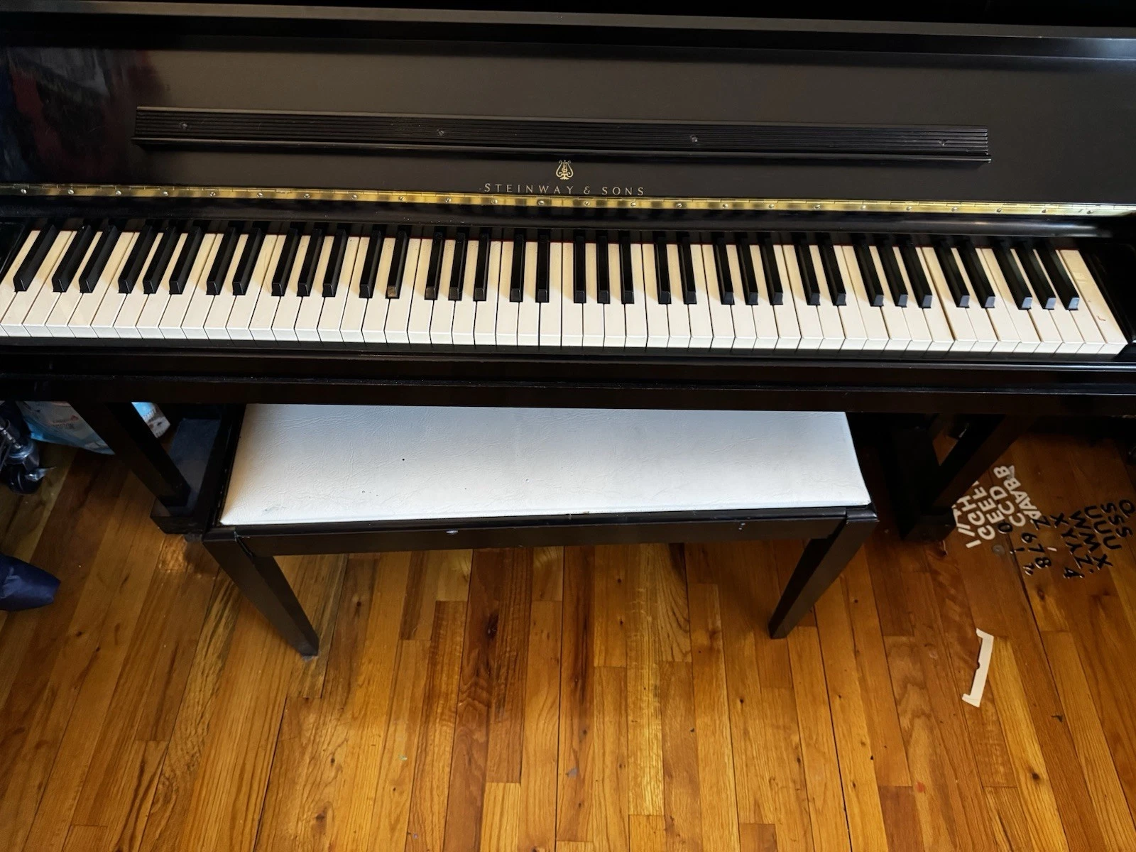 Steinway Upright Piano 442002 DD2038 Satin Ebony - photo 2