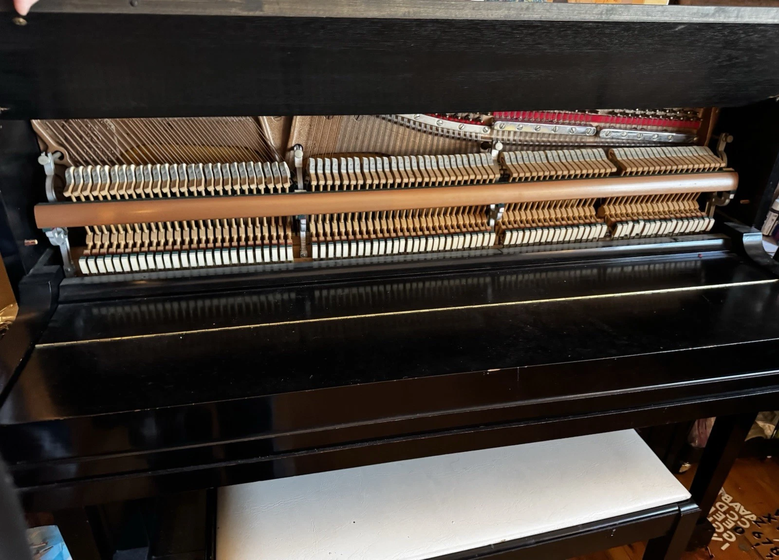 Steinway Upright Piano 442002 DD2038 Satin Ebony - photo 3