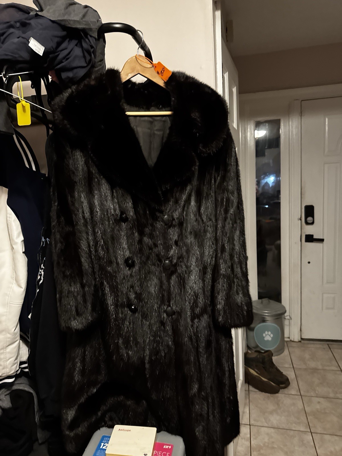Vintage Dark Brown Mink Fur Coat - Full Length