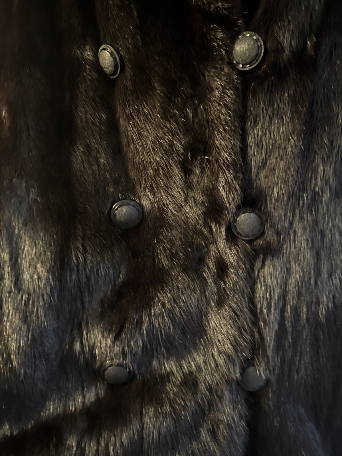 Vintage Dark Brown Mink Fur Coat - Full Length - photo 3