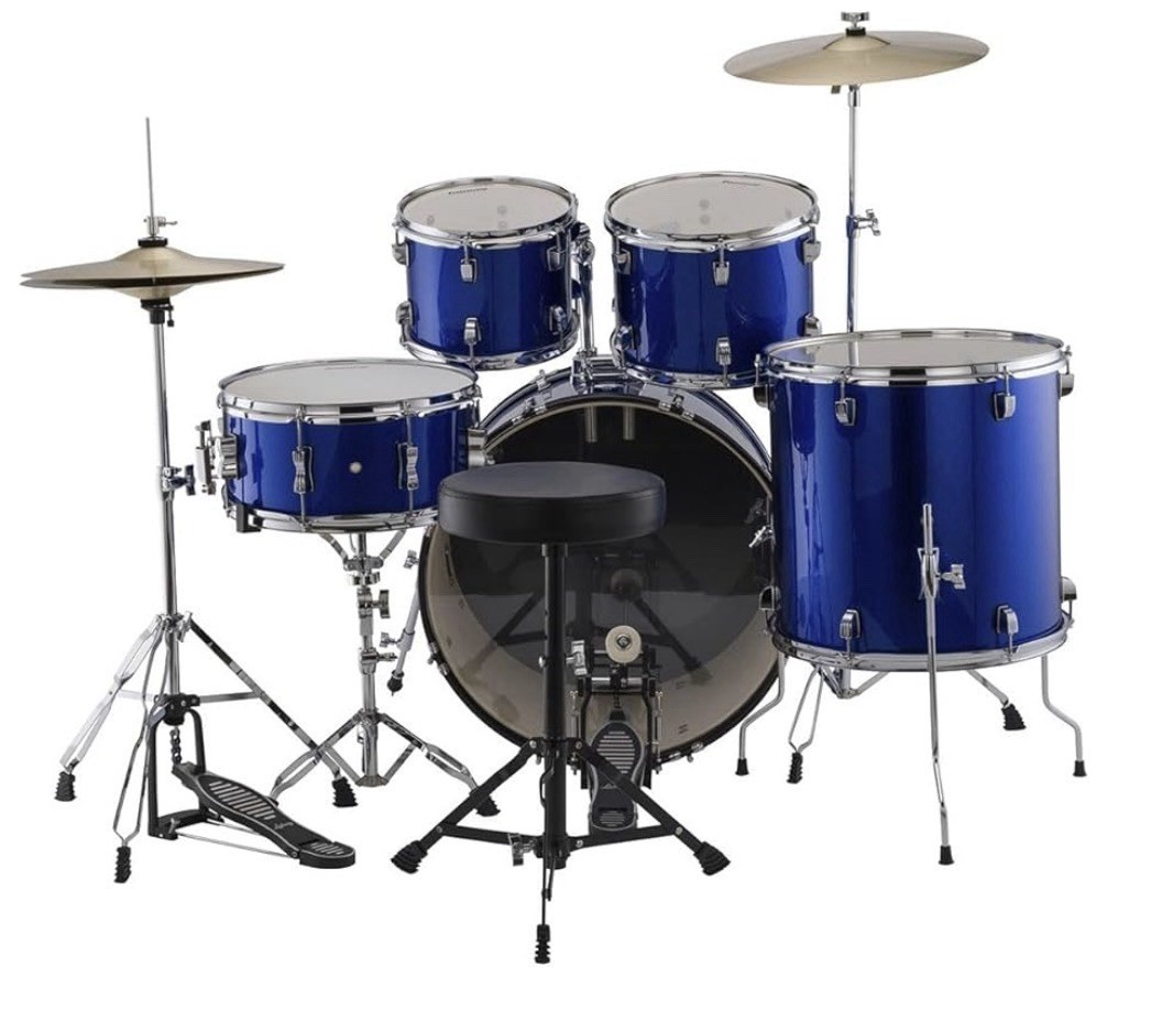 Ludwig LC175 Accent Drive Complete Drum Kit, Deep Blue - 5 Piece - photo 3