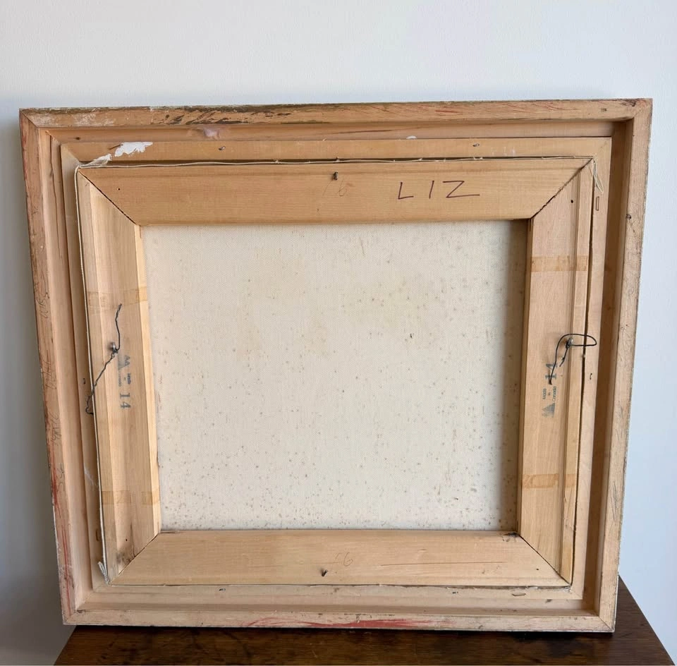 Vintage Framed Portrait Art – Soft Pastel Painting in Gold Frame - photo 4