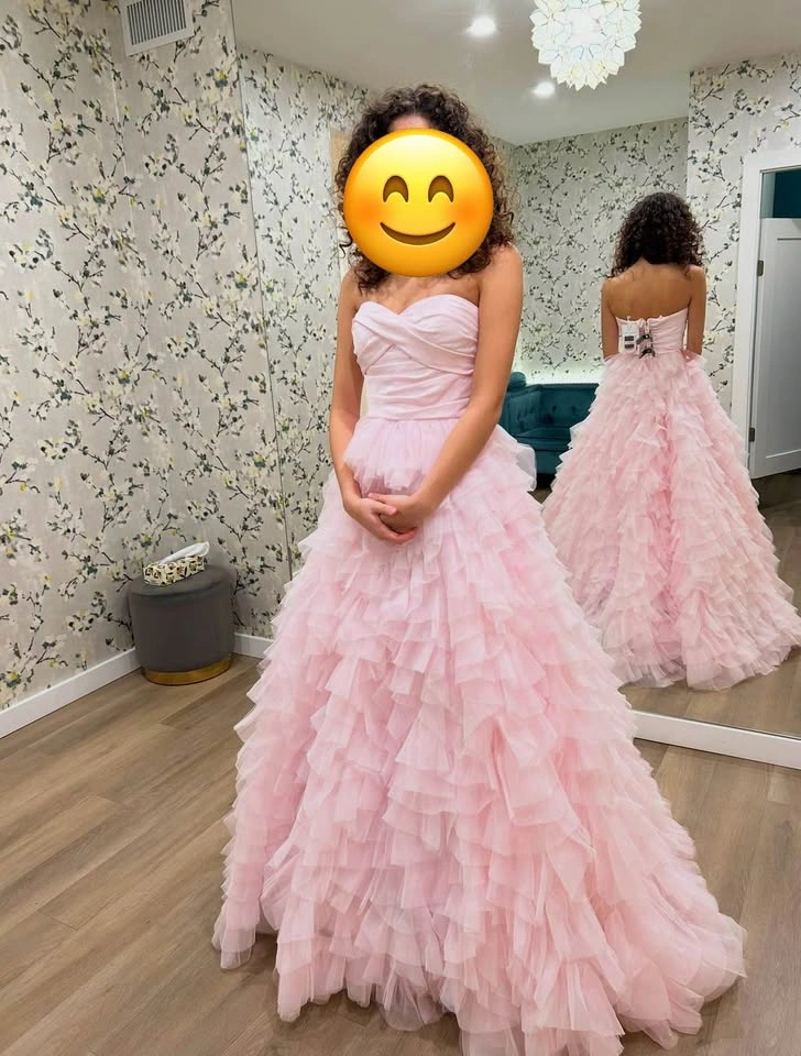 Brand New Blush Pink Prom Dress - Size 0 - photo 2