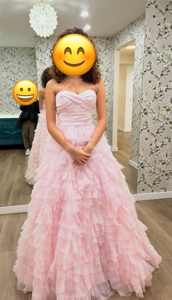 Brand New Blush Pink Prom Dress - Size 0 - photo 3