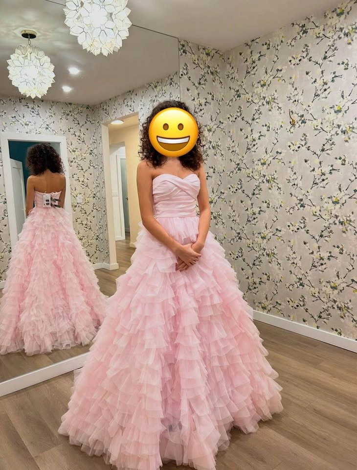 Brand New Blush Pink Prom Dress - Size 0 - photo 4