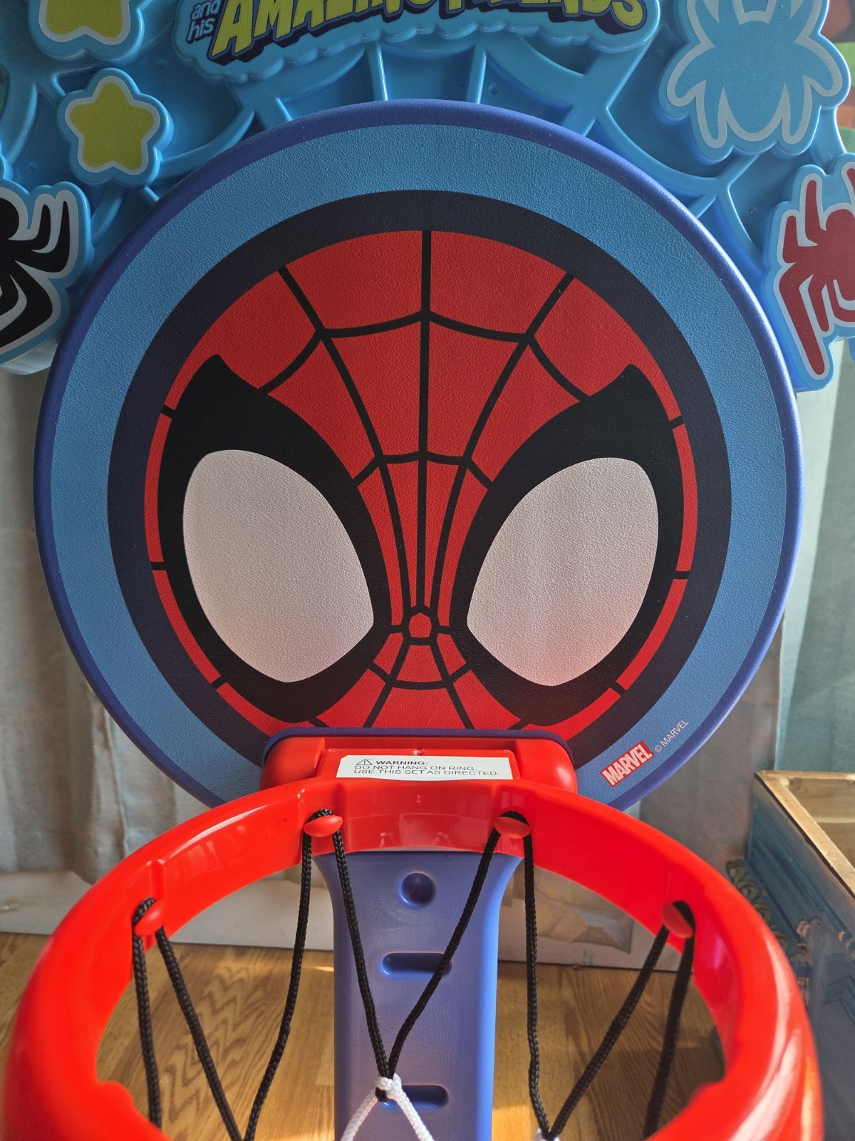 Spiderman Toddler Basketball Hoop Toy Marvel - photo 2