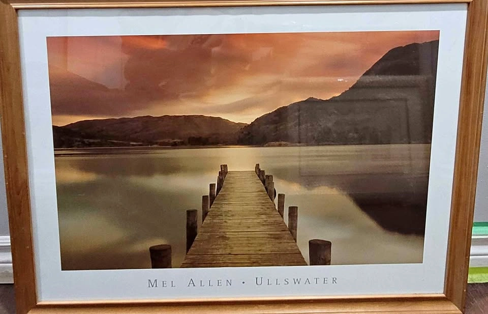 Sunset Lake - Framed