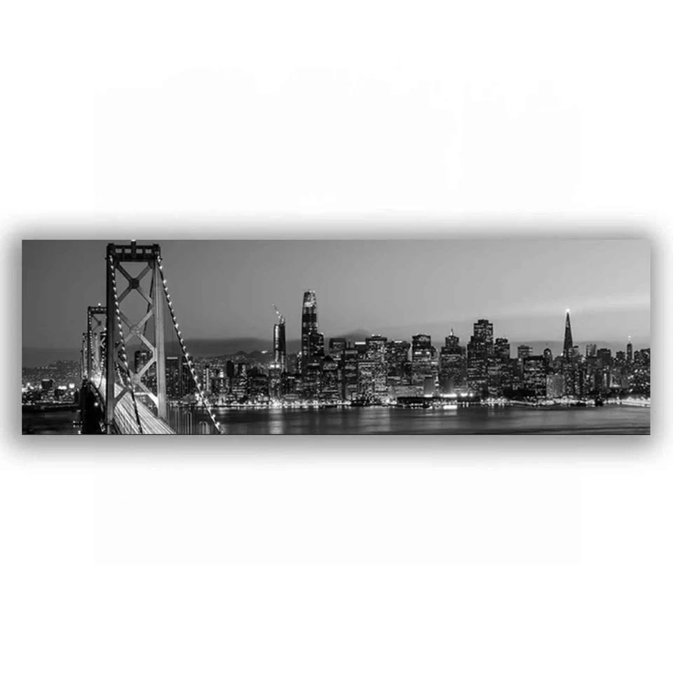 San Francisco Bay Bridge - Framed Panoramic - photo 3
