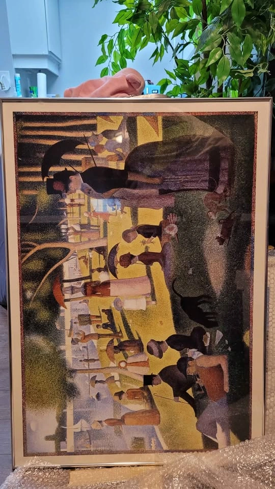 A Sunday on La Grande Jatte - Georges Serrat - Framed Glass - photo 5