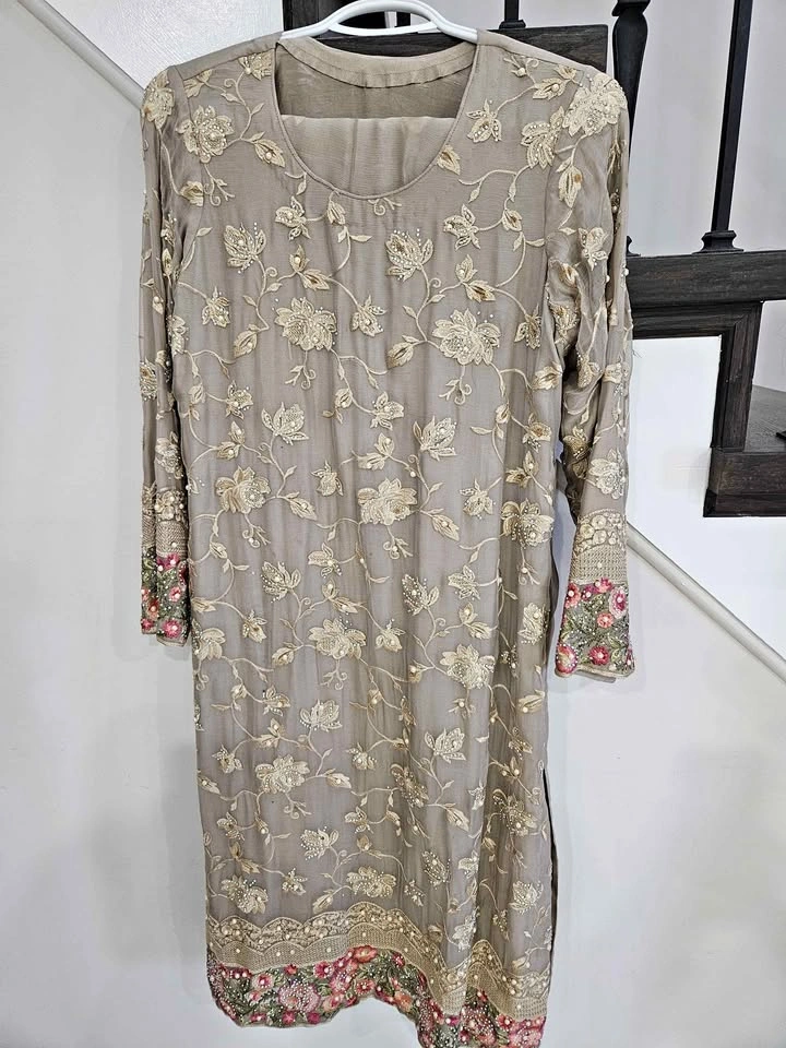 3 Piece Formal Suits with Zardozi & Embroidery - Brampton