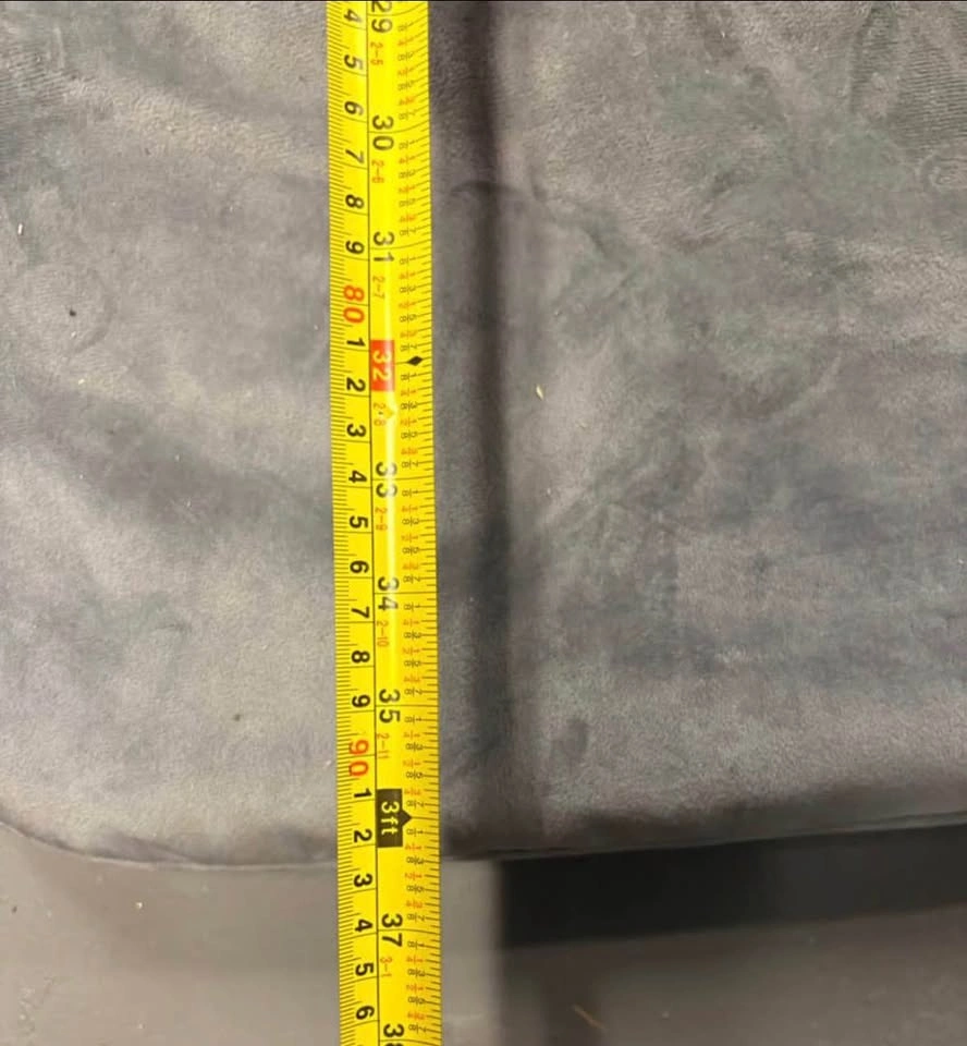 Large Plush Dog Bed (40" x 29") - Clean, Lightly Used - photo 3