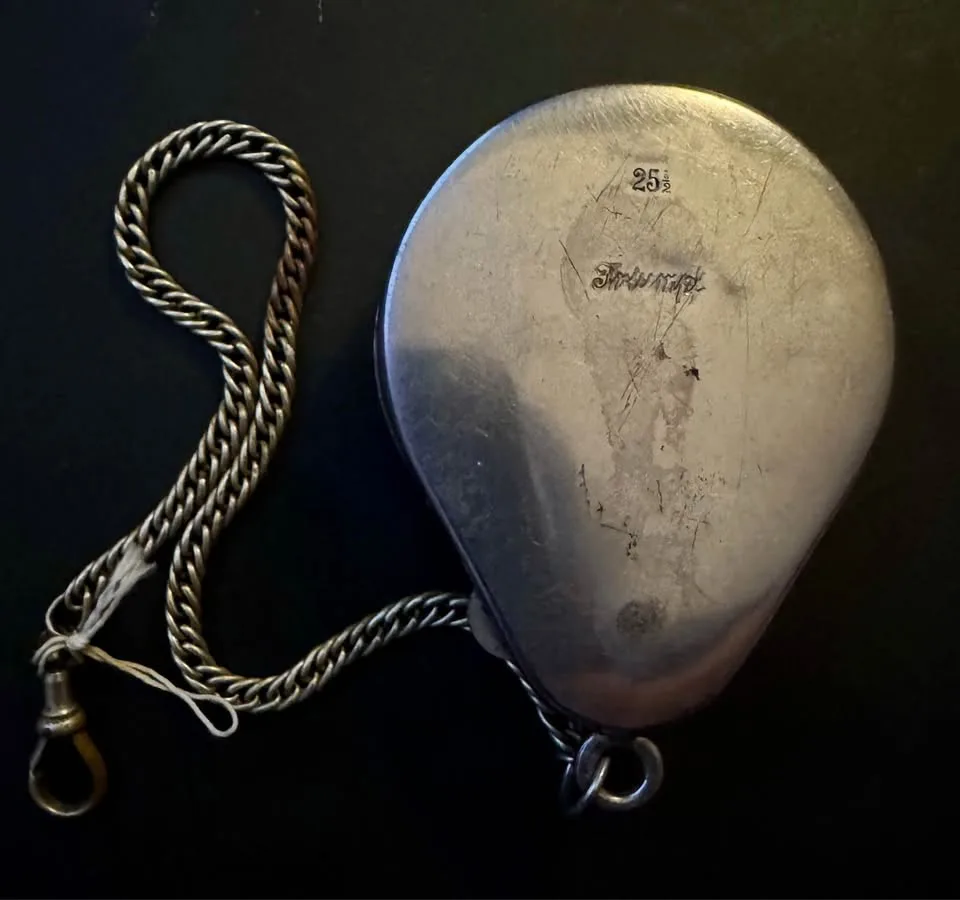 Vintage WESTCLOX Pocket Watch Gold Tone White Dial image indicator(2)