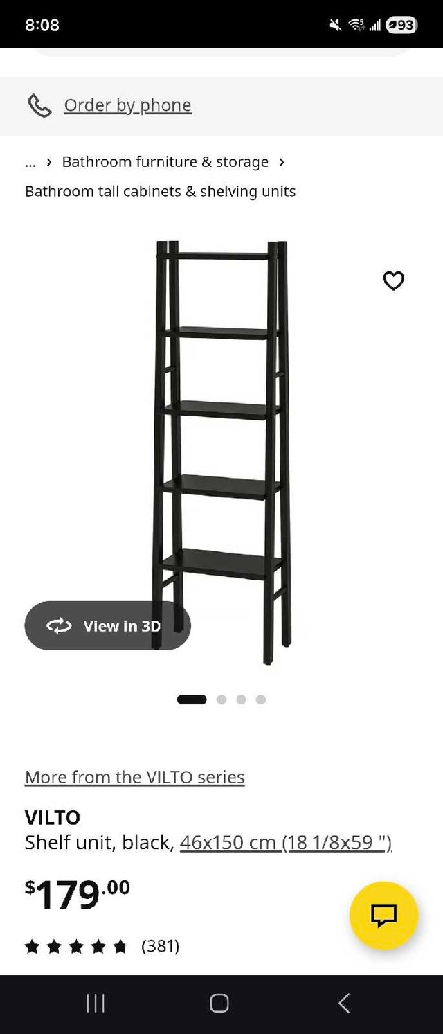 Ikea Vilto Shelves (Black) - photo 2