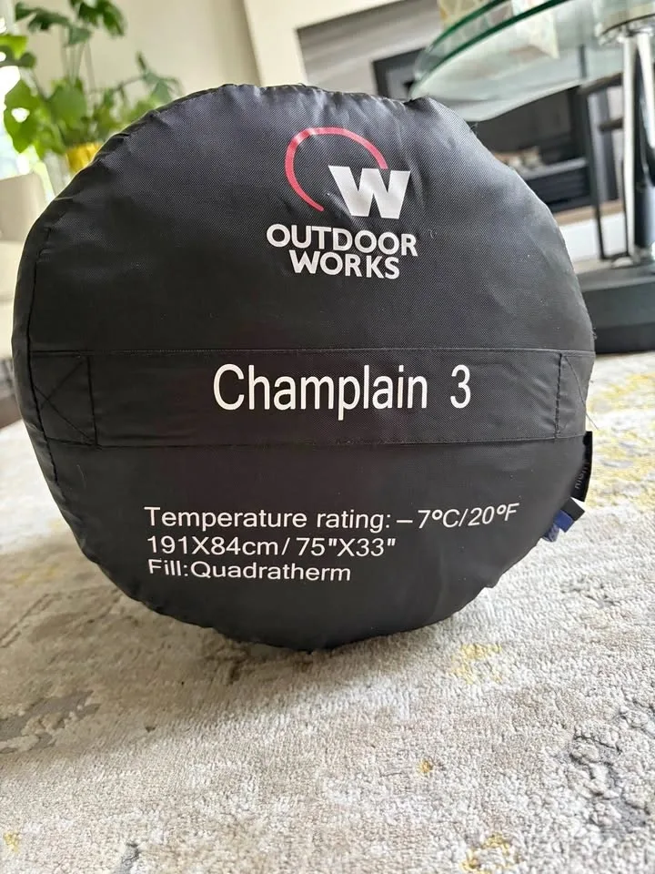 Outdoor Works Champlain 3 Sleeping Bag - Like New
