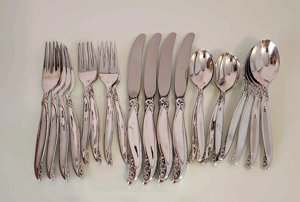 20 pc 1847 Rogers Bros IS Silver Plated Silverware Set
