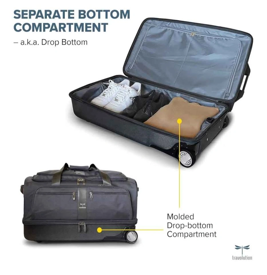 Travolution Rolling Duffel Bag with Garment Rack - photo 2