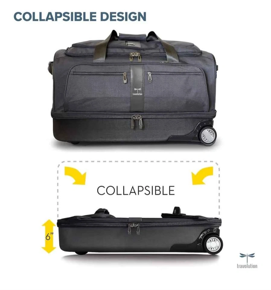 Travolution Rolling Duffel Bag with Garment Rack - photo 5