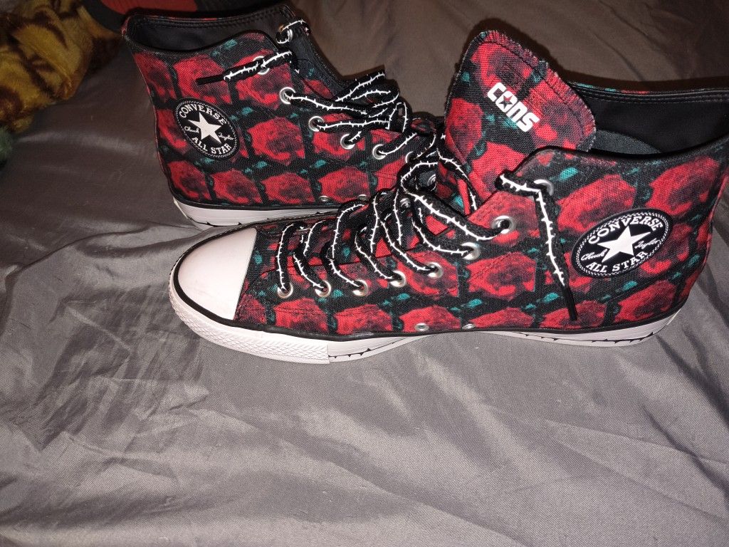 CONVERSE CONS CTAS PRO -ROSE UP- BLACK/UNIVERSITY RED/WHITE size - photo 2