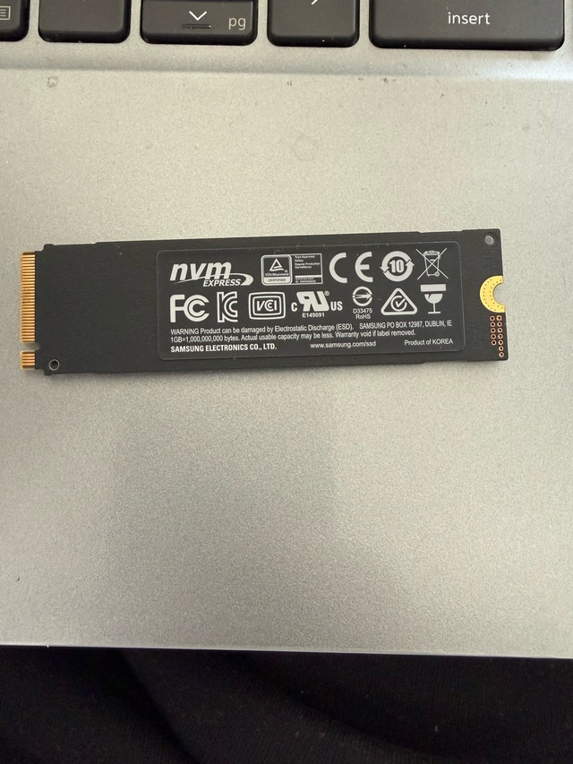 Samsung 970 Pro 512GB NVMe SSD - photo 2