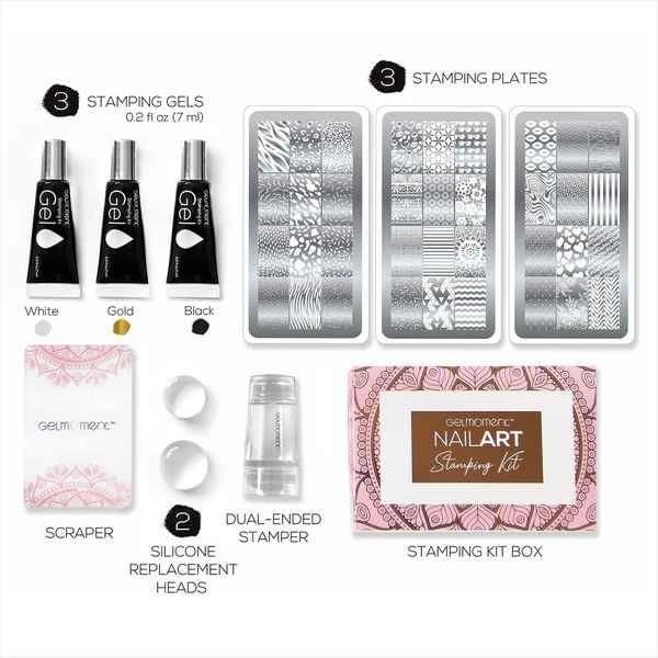 Brand New Nail Art Stamping Set - GelMoment - photo 2