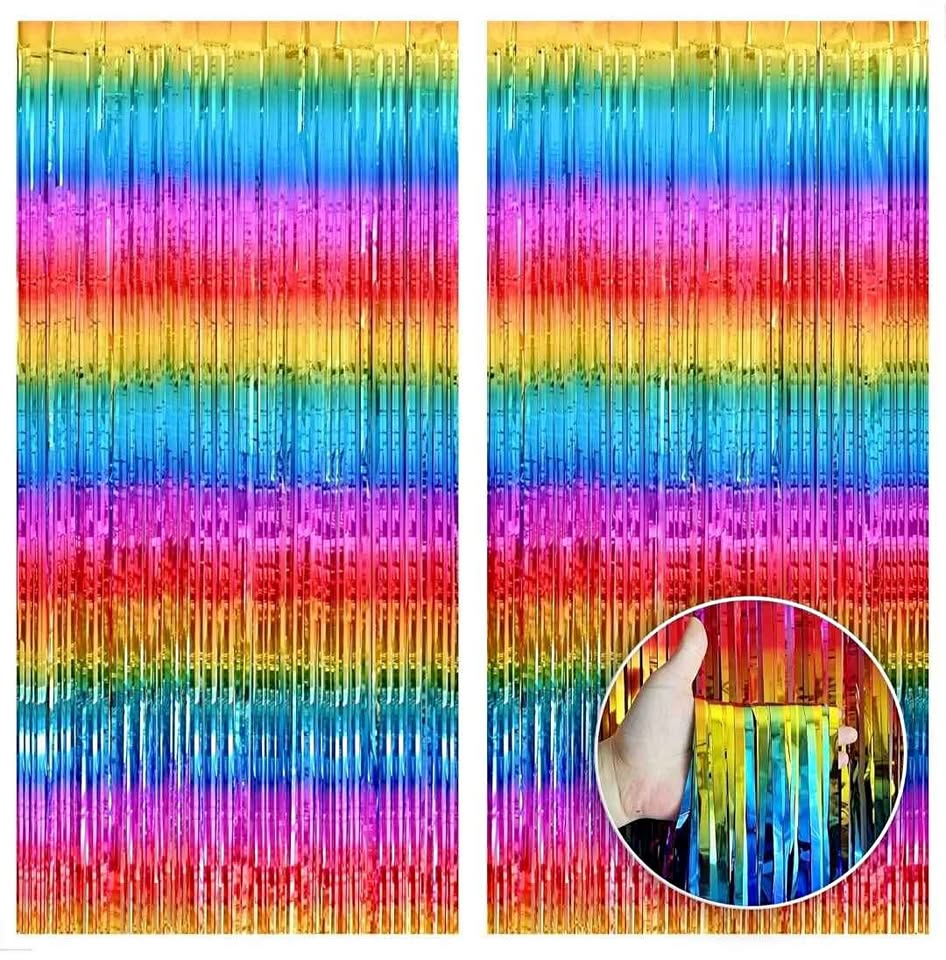 Metallic Gradient Fringe 2pcs Per Pack