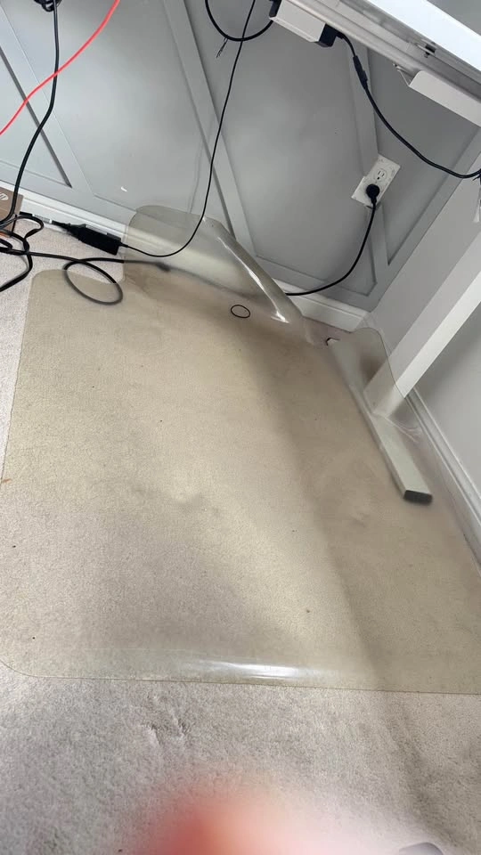 Office Chair Mat Floor Protector (Clear) - photo 2