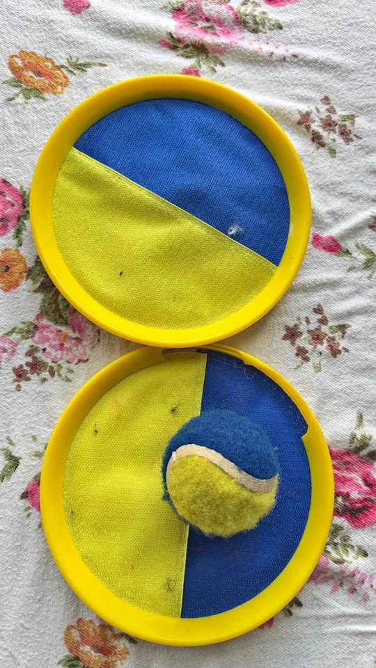 Catch ball and disc set