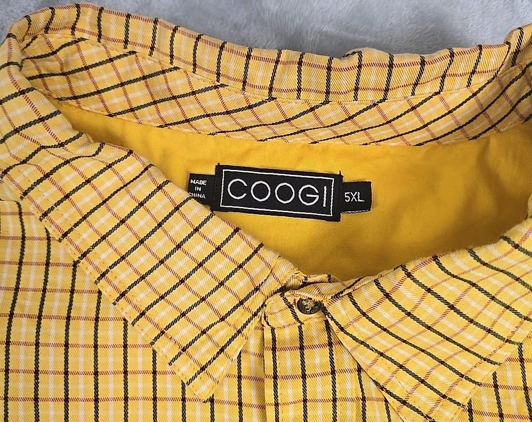 Vintage Coogi Australia Button-Up Shirt - Blue/White Check - Siz - photo 2