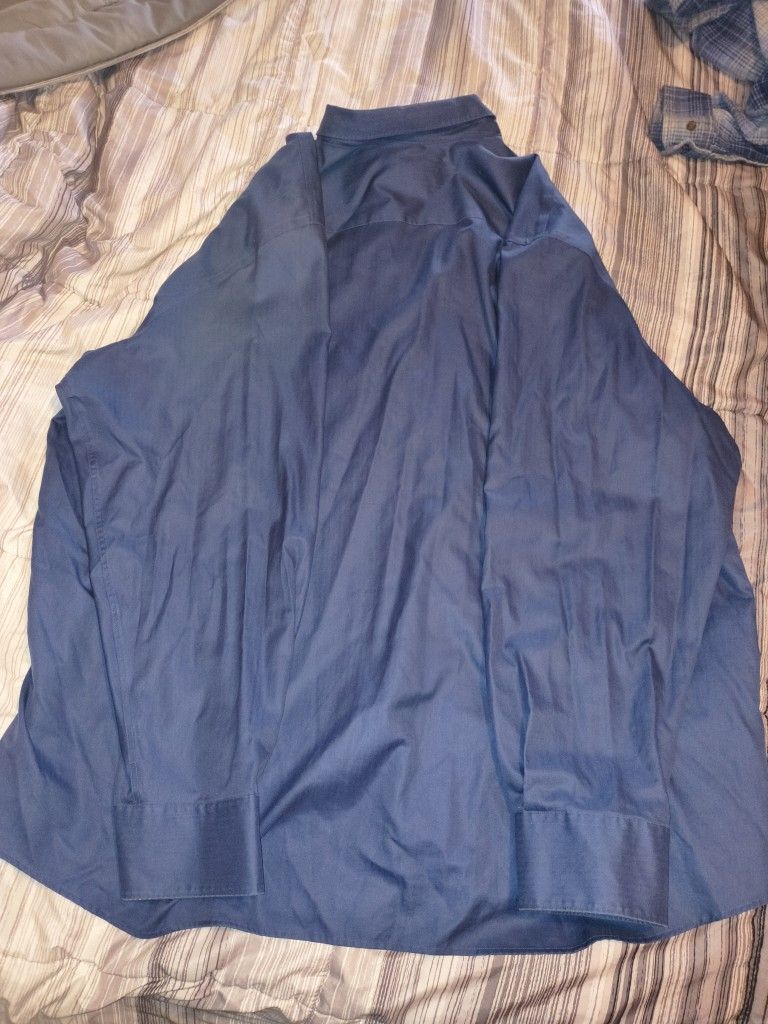 Eddie Bauer Blue Button-Down Shirt - 4XL - photo 3