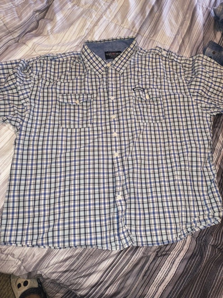 Y2K Ecko Unltd. Short Sleeve Button Up Shirt - photo 2