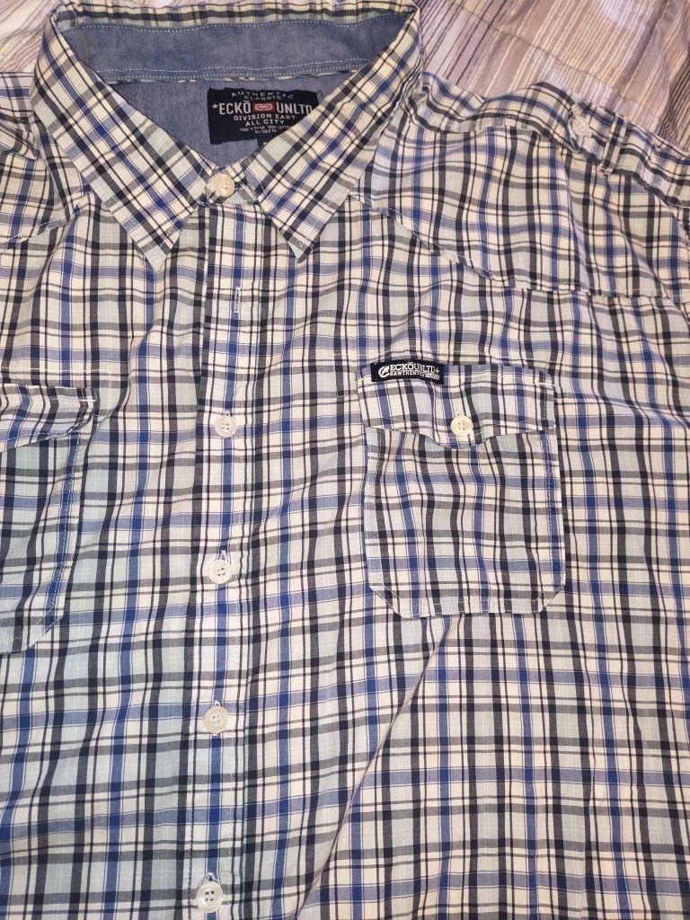 Y2K Ecko Unltd. Short Sleeve Button Up Shirt - photo 3