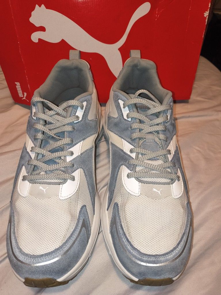 PUMA MENS Hypnotic LS Warm White Grey Size 12 - photo 2