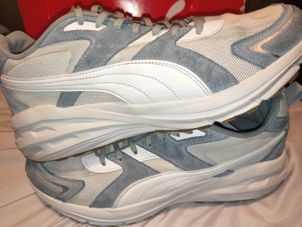 PUMA MENS Hypnotic LS Warm White Grey Size 12 - photo 3