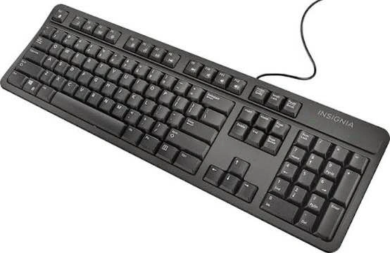 Insignia NS-PNK8001 Black Portable USB Wired Keyboard - photo 4