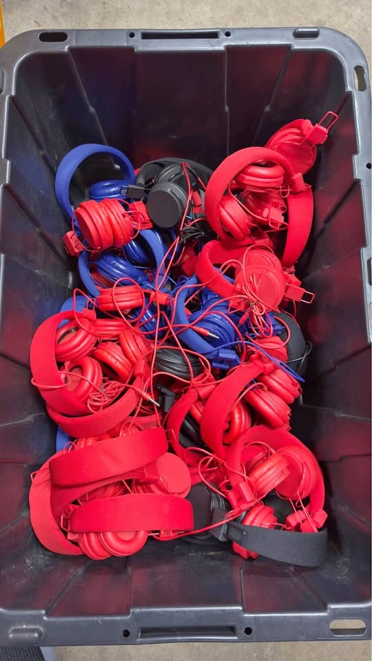 Headphones wired, NOT Bluetooth - $5 each