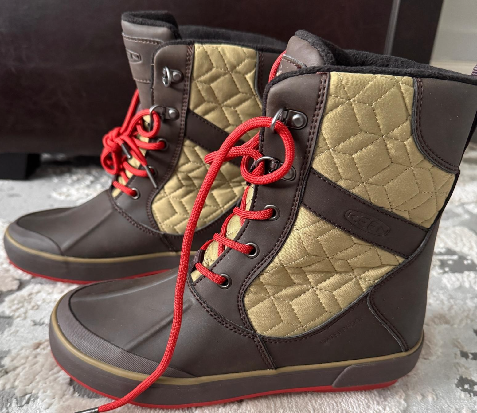 Keen Women’s Waterproof Winter Boots US 7 Mulch Olive New Box - photo 3