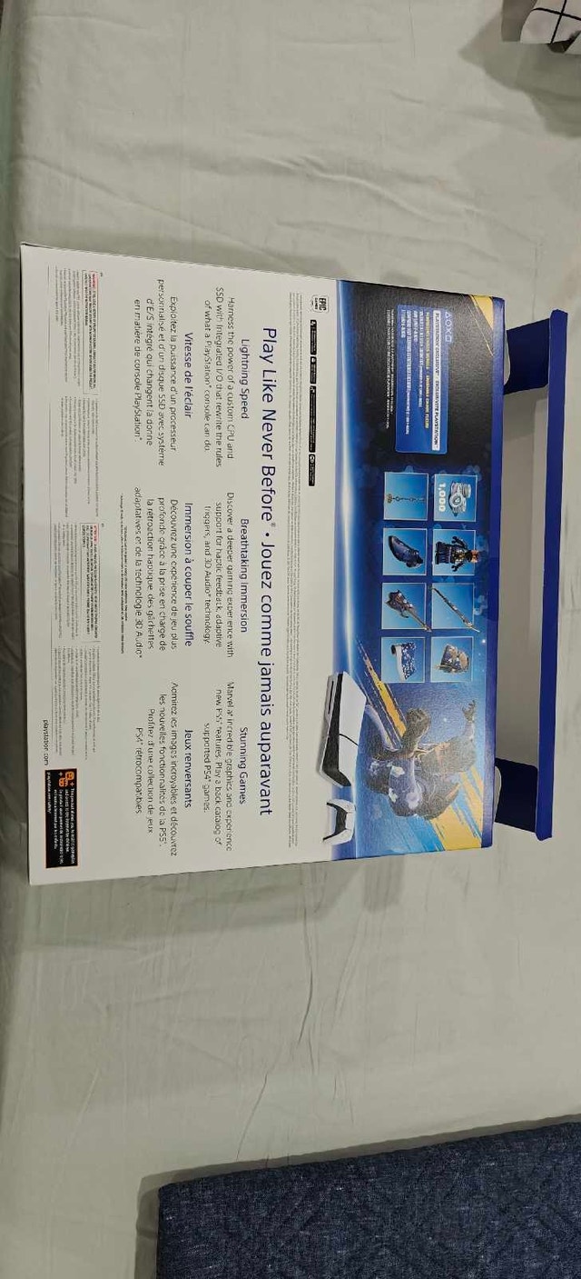 PS5 Box ONLY. Perfect condition. - photo 3