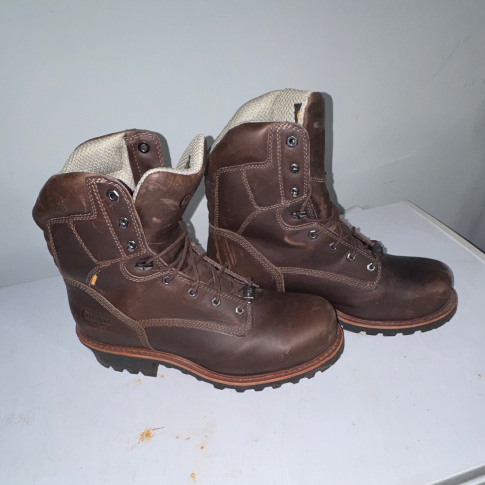 Chippewa 79211 Men's Brown Leather Work Boots EH Size 11.5 EE - photo 2