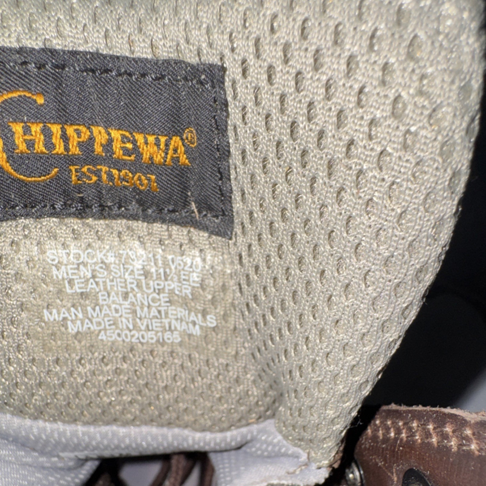 Chippewa 79211 Men's Brown Leather Work Boots EH Size 11.5 EE - photo 5