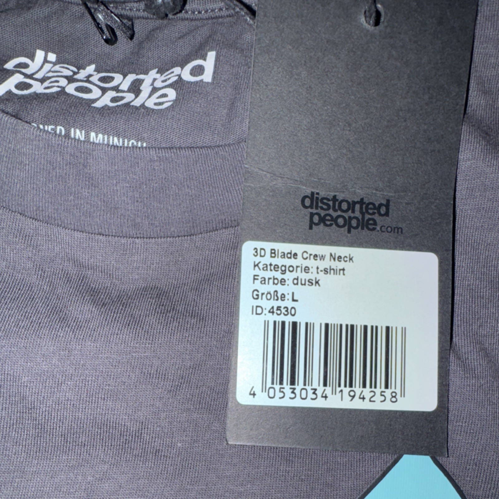Distorted People 3D Blade T-Shirt Gray Men's L - photo 2